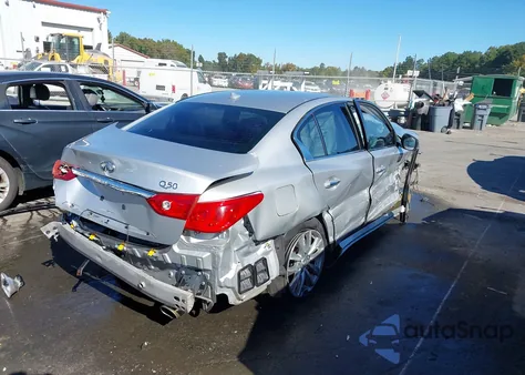 2015 Infiniti Q50 Premium из США, поврежденный, VIN JN1BV7AP9FM340105